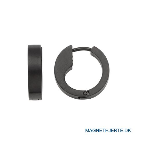 Matte sorte creoler fra Magnethjerte