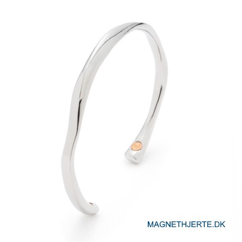 Hojglanspoleret magnetarmbånd fra Magnethjerte