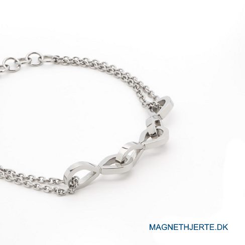 Dobbelradet armbånd fra Magnethjerte