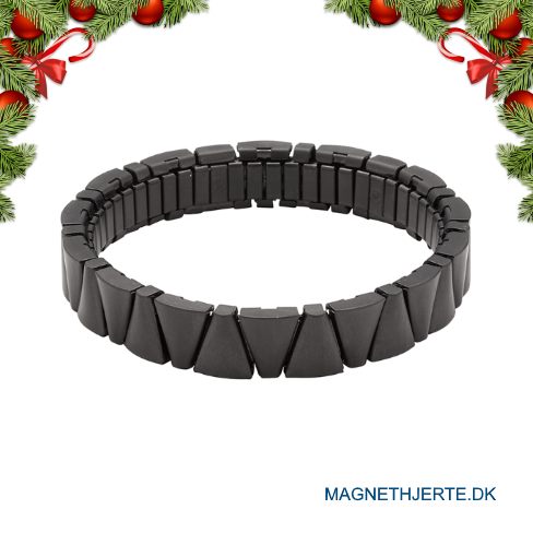 Mat sort flex armbånd fra Magnethjerte